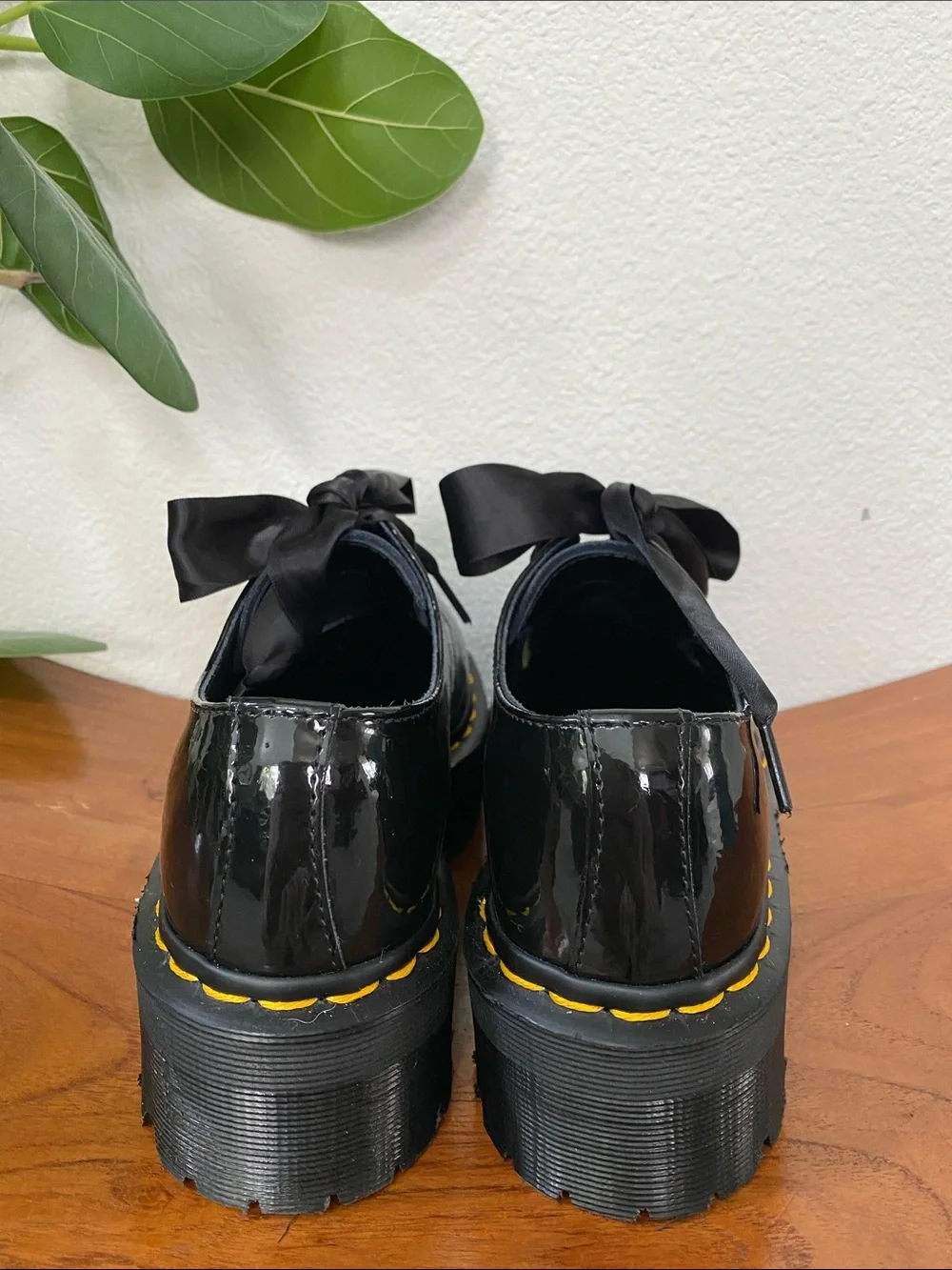 Dr. Martens AirWair HOLLY Women’s Patent Leather Platform Shoes